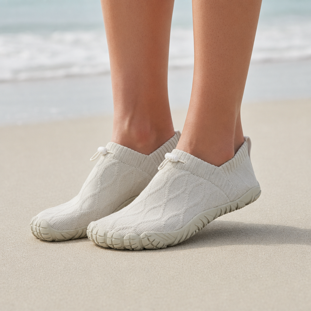 Carcassonne Minimalist Barefoot Shoes in Ivory