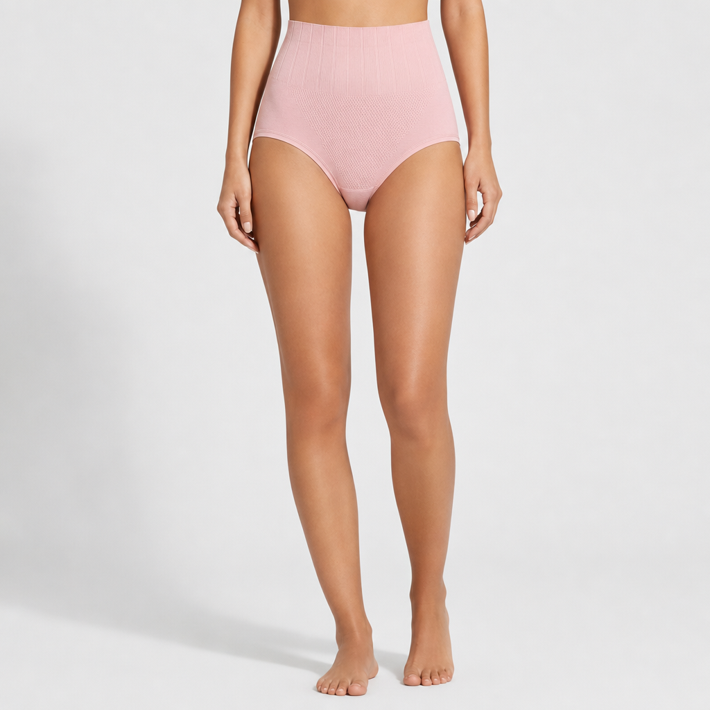 Skopelos High Waist Shaping Panties in Pink