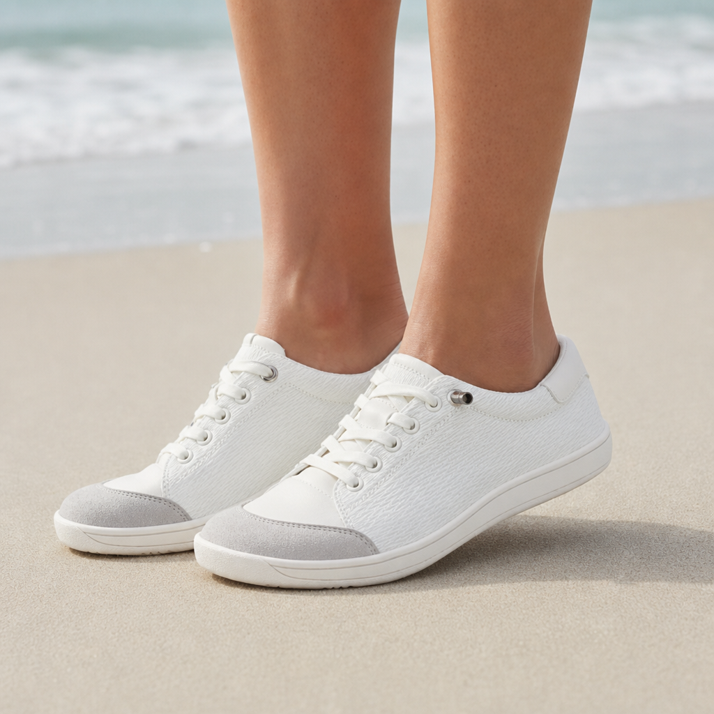 Mojacar Ombre Barefoot Sneakers in White