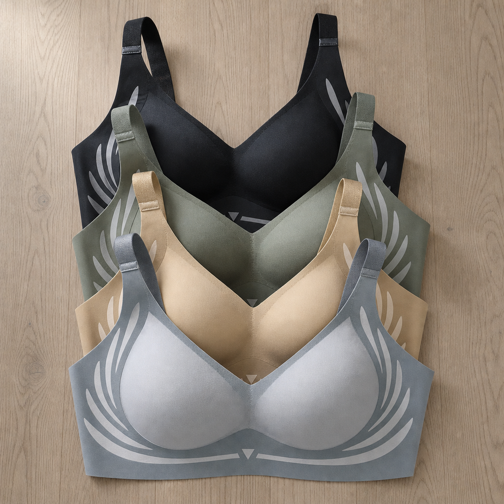 Limassol Wire-Free Push-Up Bra in 🌸Four Color Set- 4 Pcs👍Buy 2 Get 2 Free