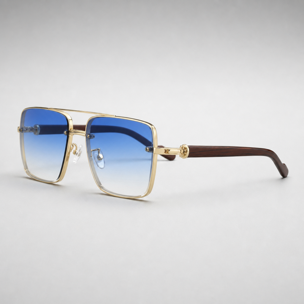 Women's Anzio Sunglasses in Gold/Blue