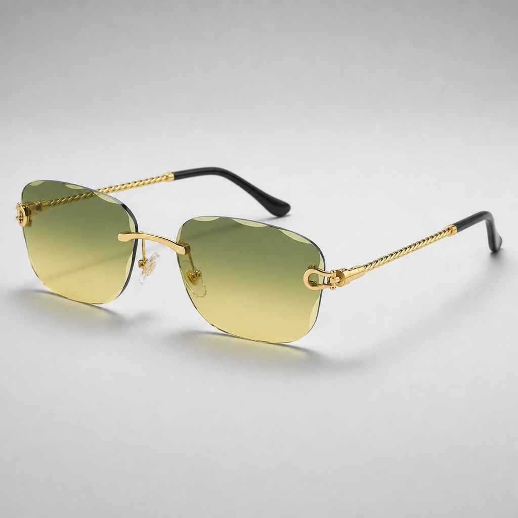 Women's Siena Sunglasses in Green/Yellow
