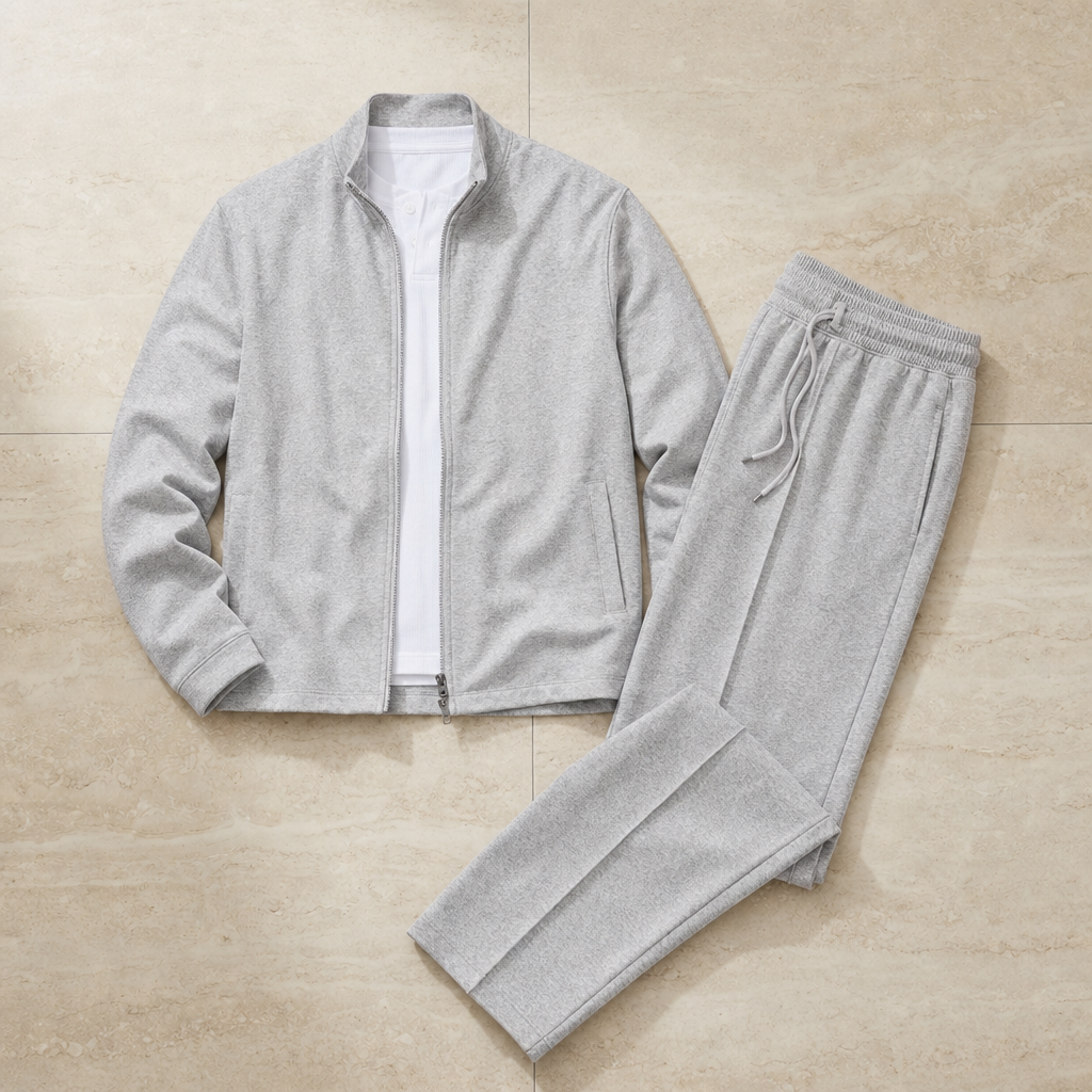 Peter Two Piece Set in Light Gray