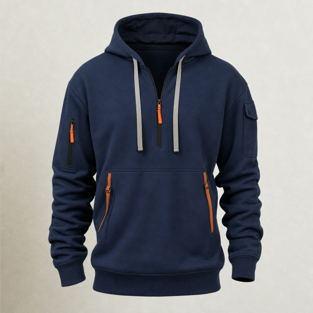 Iravello All-Season Utility Jacket in Navy Blue