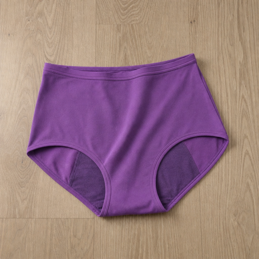 Estepona High Waist Leak-Proof Briefs in 🌸PURPLE- 1Pcs
