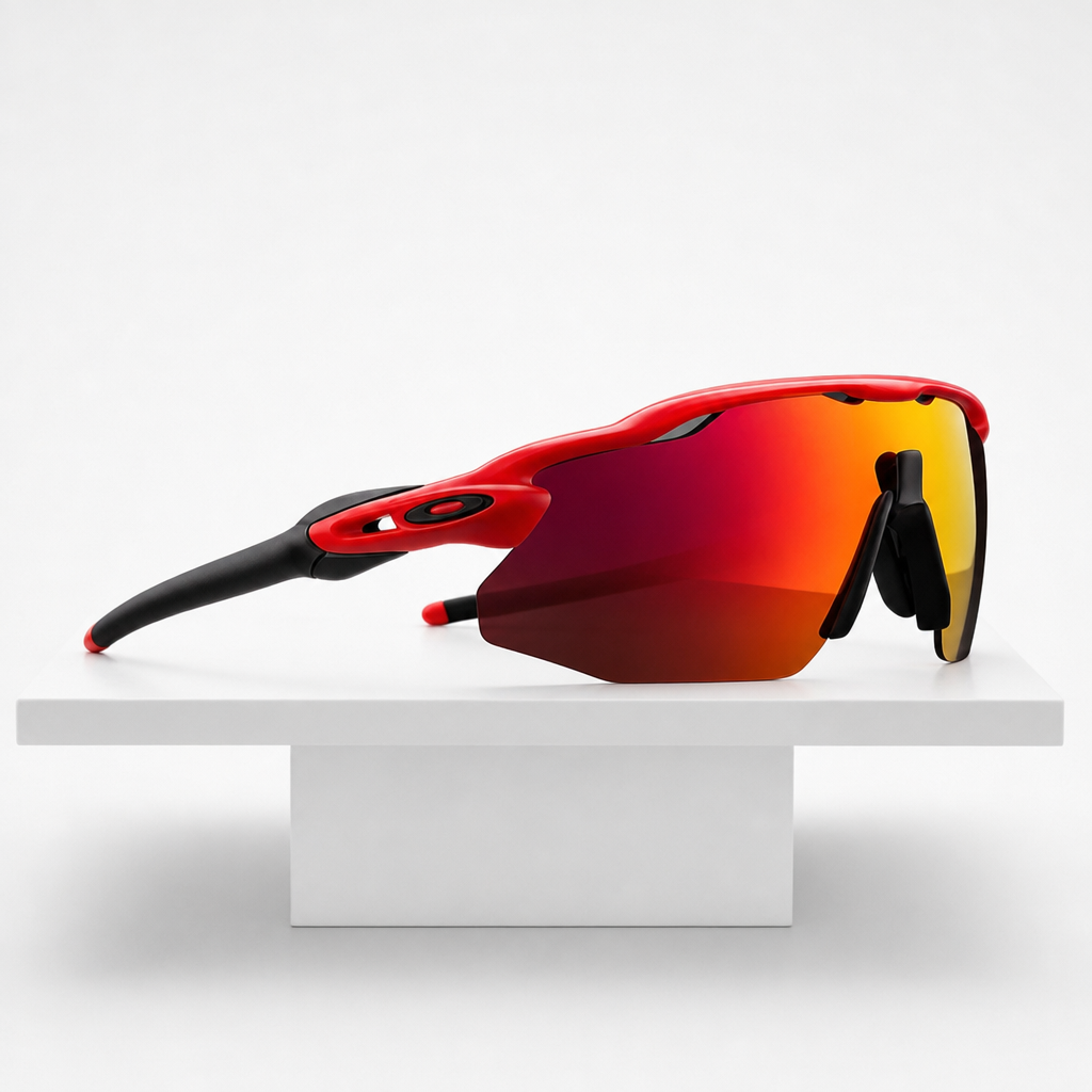 Men's Denia Sunglasses in Sunset Red