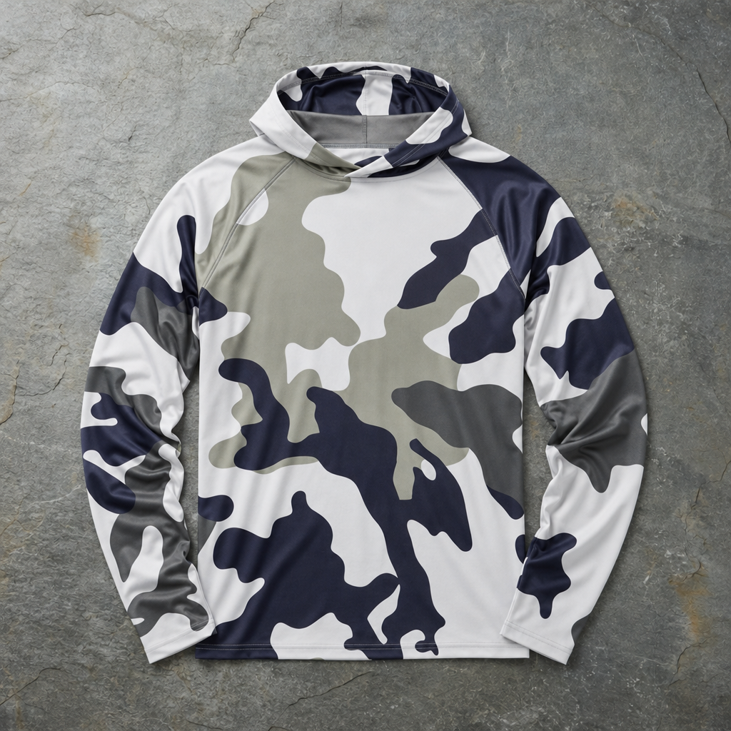Nazare Digital Camo Hoodie in Terrain