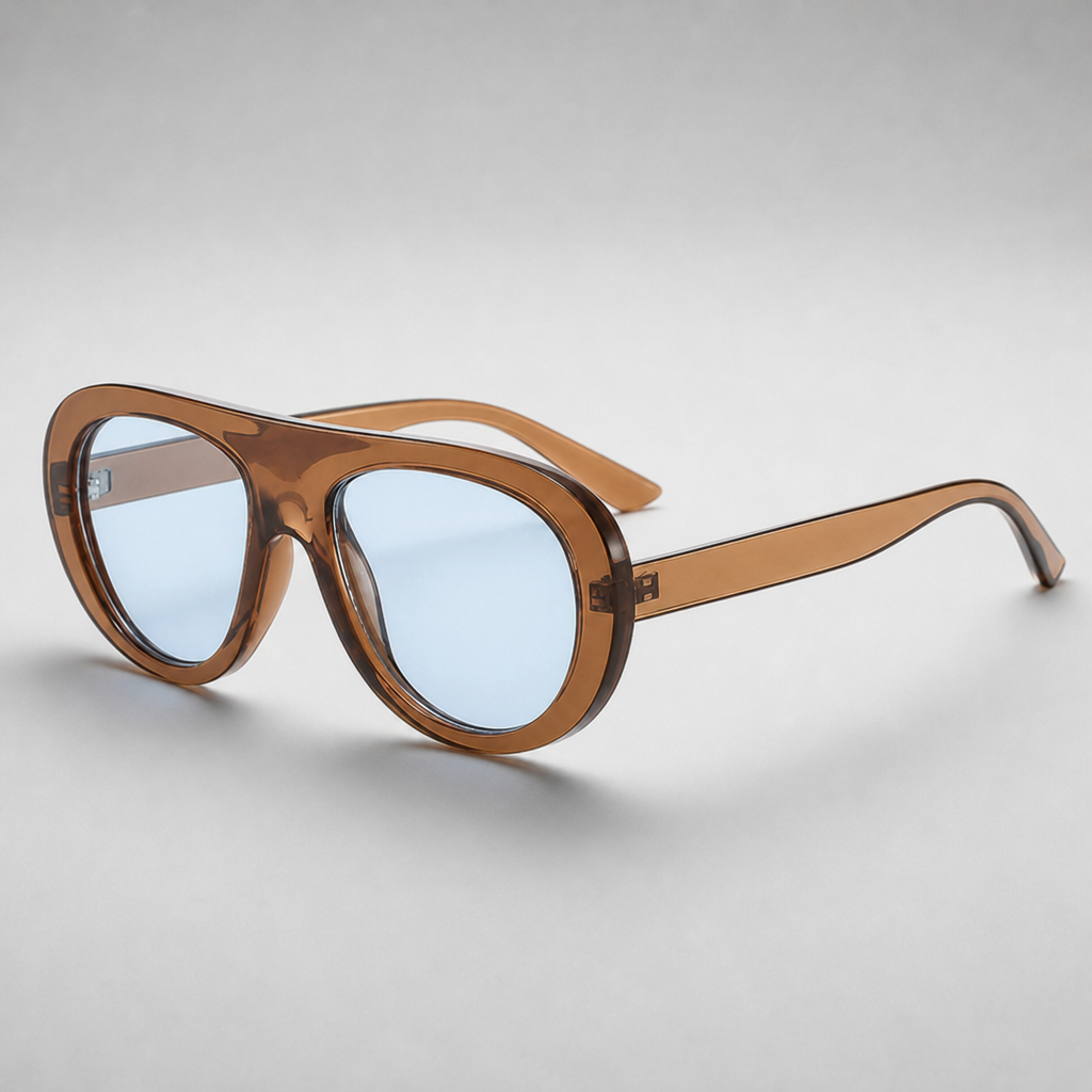 Women's Gijon Sunglasses in Caramel Blue