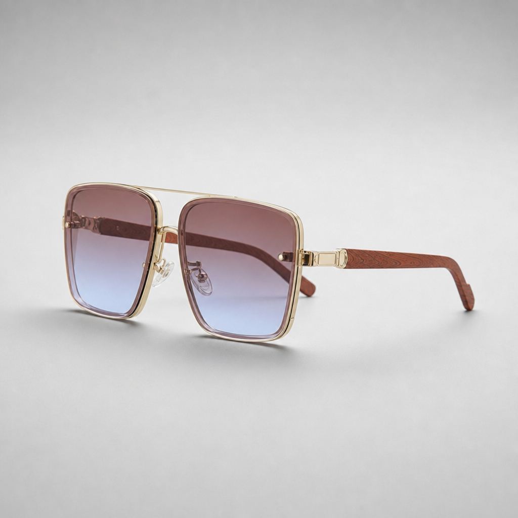 Women's Anzio Sunglasses in Gold/Purple