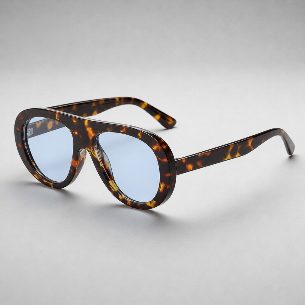 Women's Gijon Sunglasses in Havana Blue