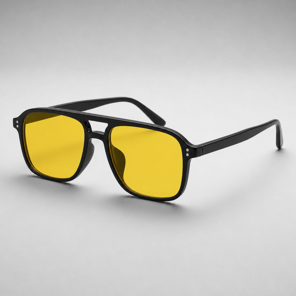 Women's Nazare Sunglasses in Midnight Yellow